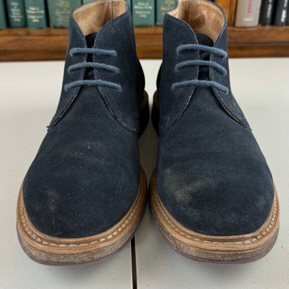 1901 Men's Canyon Blue Suede Leather Chukka Boot 9.5 MSRP $210 - Picture 6 of 8